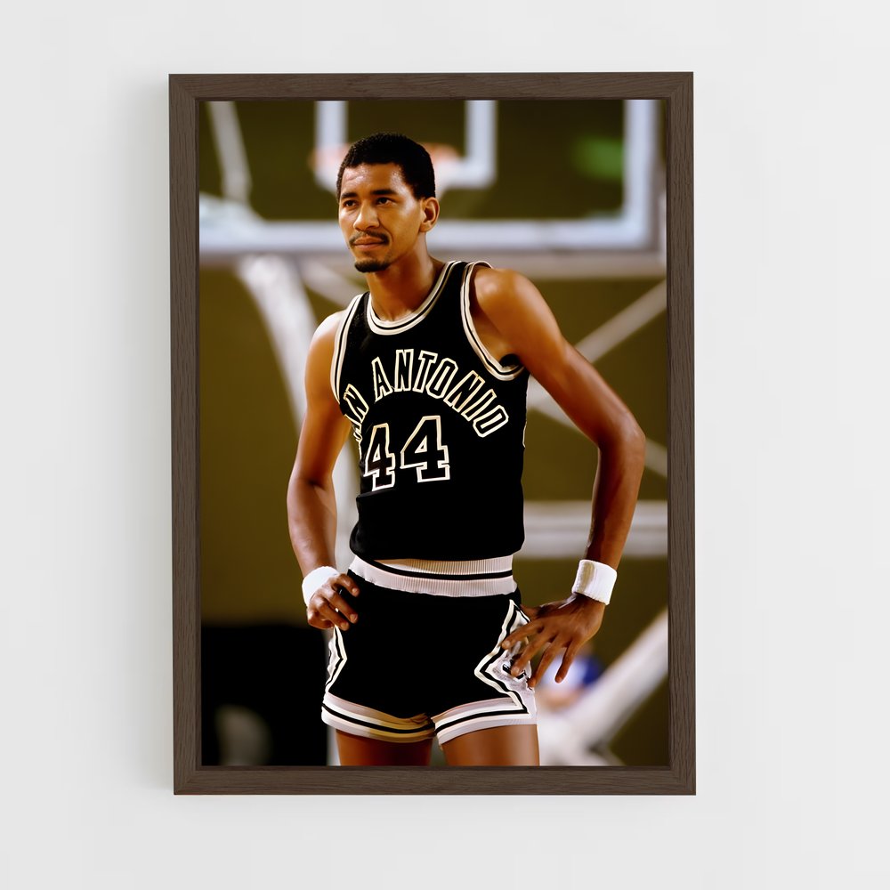 Poster George de gervin – affiche Basketball (vue 5)